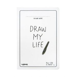 Notes szkicownik Lenwa A5/96 Draw My Life Długopis